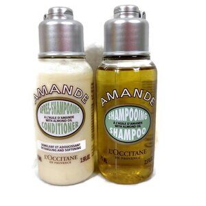 L'Occitane Almond Shampoo and Conditioner 75 ml NEW